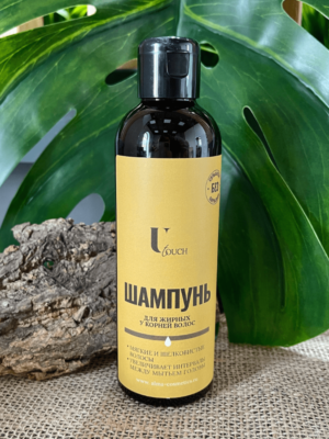 Шампунь для жирных у корней волос U touch 200 мл